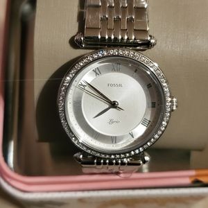 Silver Women Fossil Watch